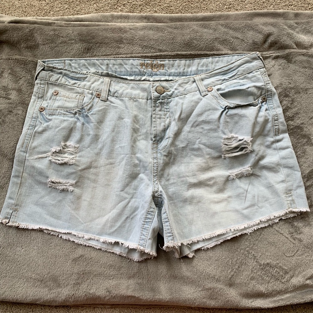 Plus Size Jean Shorts